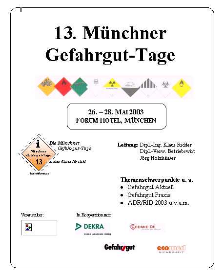 Gefahrguttage