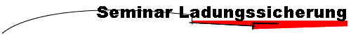 Seminar Ladungssicherung